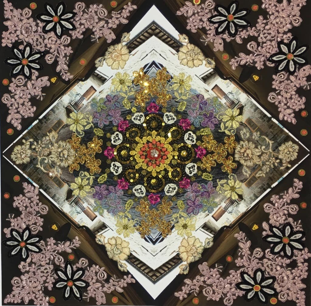 Espejo de las cuatro esquinas